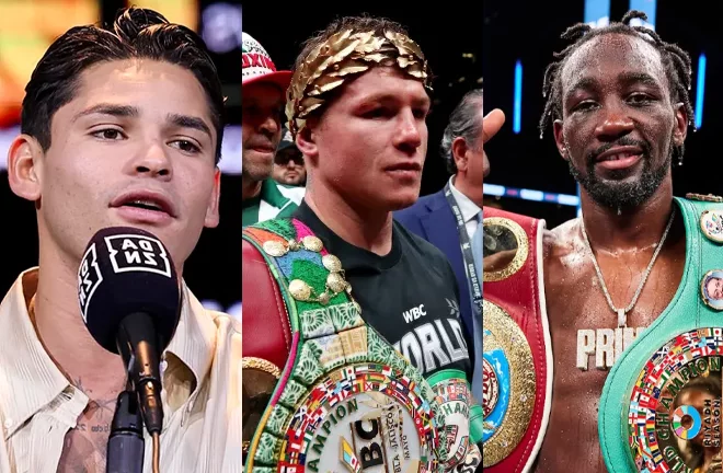 Ryan Garcia, Canelo ve Terence Crawford tahminini yapıyor